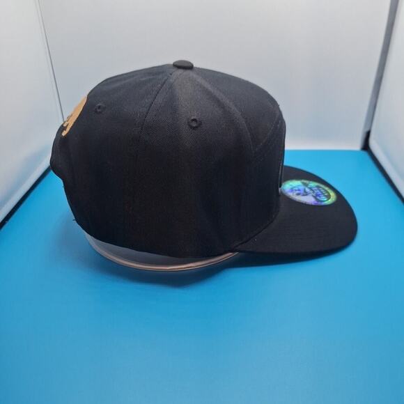 California Republic Cali Logo Hat Snap Back Embroidered Black Cotton - Picture 5 of 7